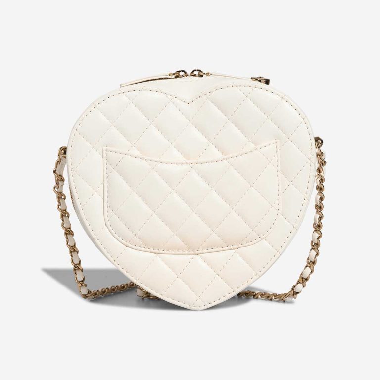 Chanel Timeless Heart Large Lamb White | Sell your designer bag