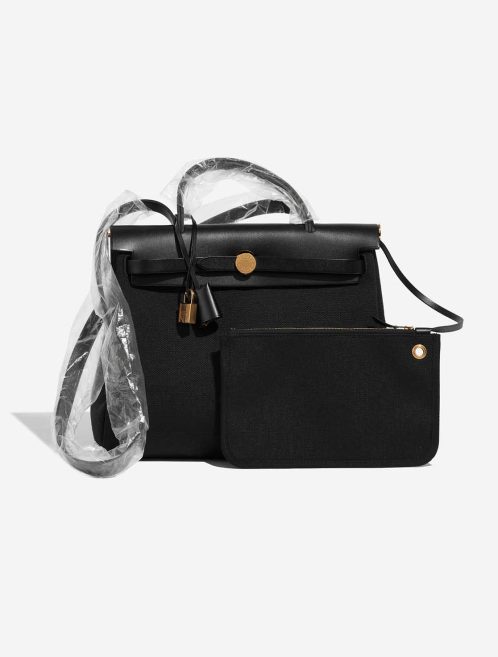 Hermès Herbag 31 Toile / Vache Hunter Black Front | Sell your designer bag