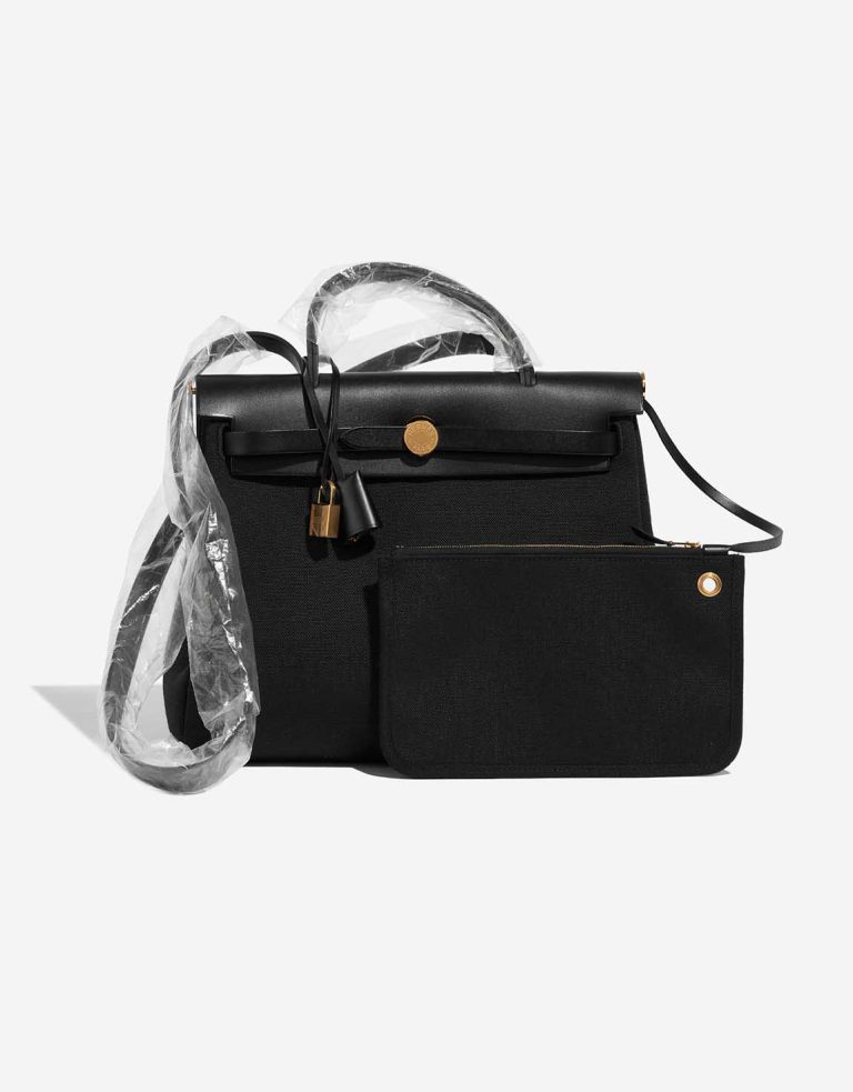 Hermès Herbag 31 Toile / Vache Hunter Black Front | Sell your designer bag