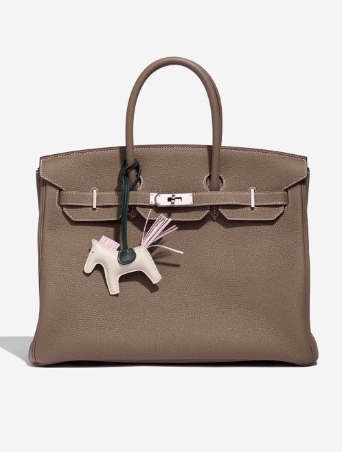 Hermès Rodeo PM Milo Lamb Craie / Mauve Pâle / Vert Cyprès Closing System | Sell your designer bag