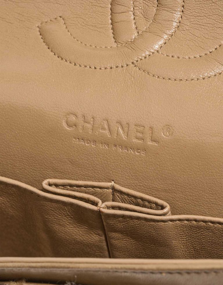 Chanel Timeless Medium Tweed Cream / Black Logo | Sell your designer bag