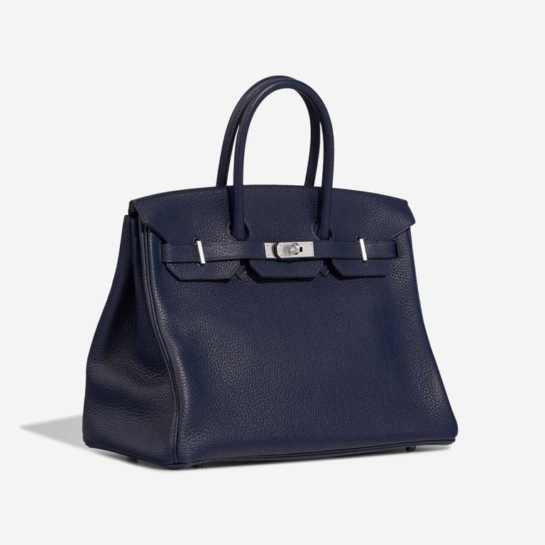 Hermès Birkin HSS 35 Taurillon Clémence Bleu Navy / Anemone | Sell your designer bag