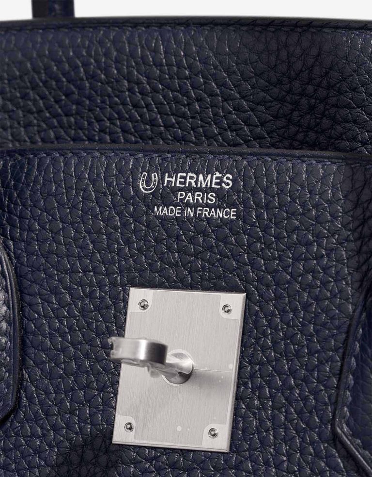 Hermès Birkin HSS 35 Taurillon Clémence Bleu Navy / Anemone Logo | Sell your designer bag