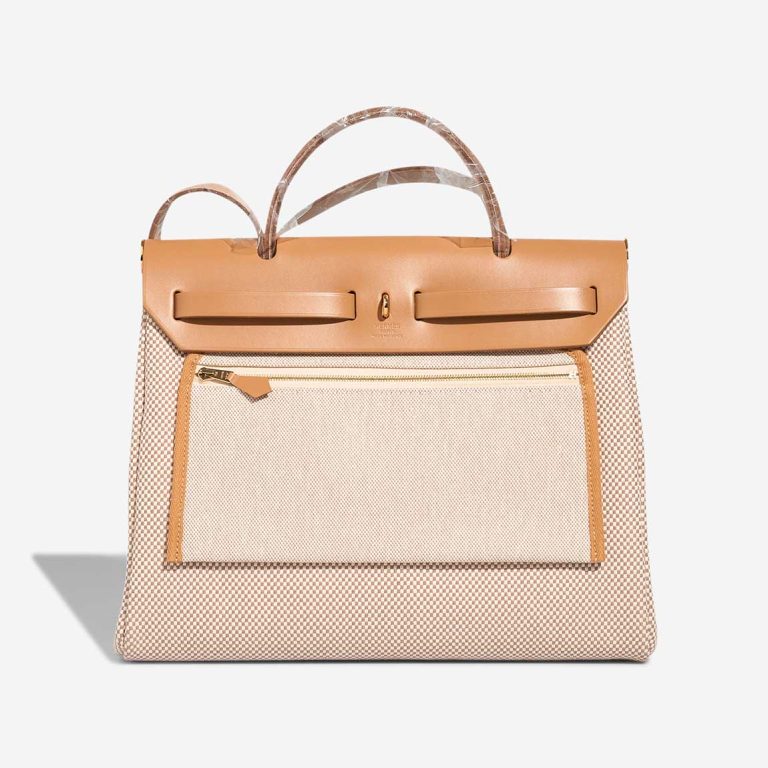 Hermès Herbag 31 Toile / Vache Hunter Écru / Beige | Sell your designer bag