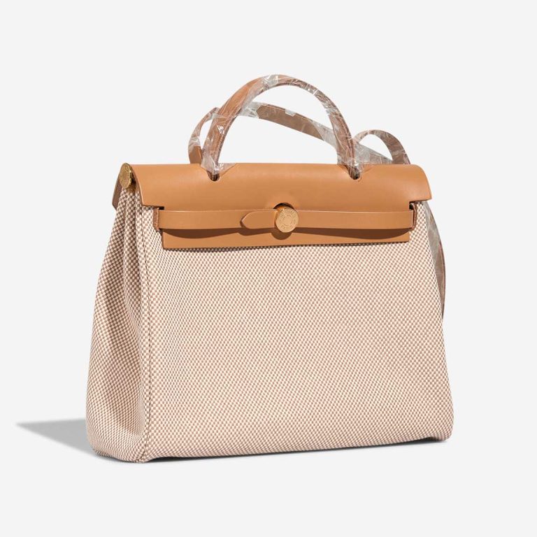 Hermès Herbag 31 Toile / Vache Hunter Écru / Beige | Sell your designer bag