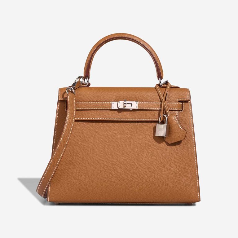 Hermès Kelly 25 Epsom Gold Front | Sell your designer bag