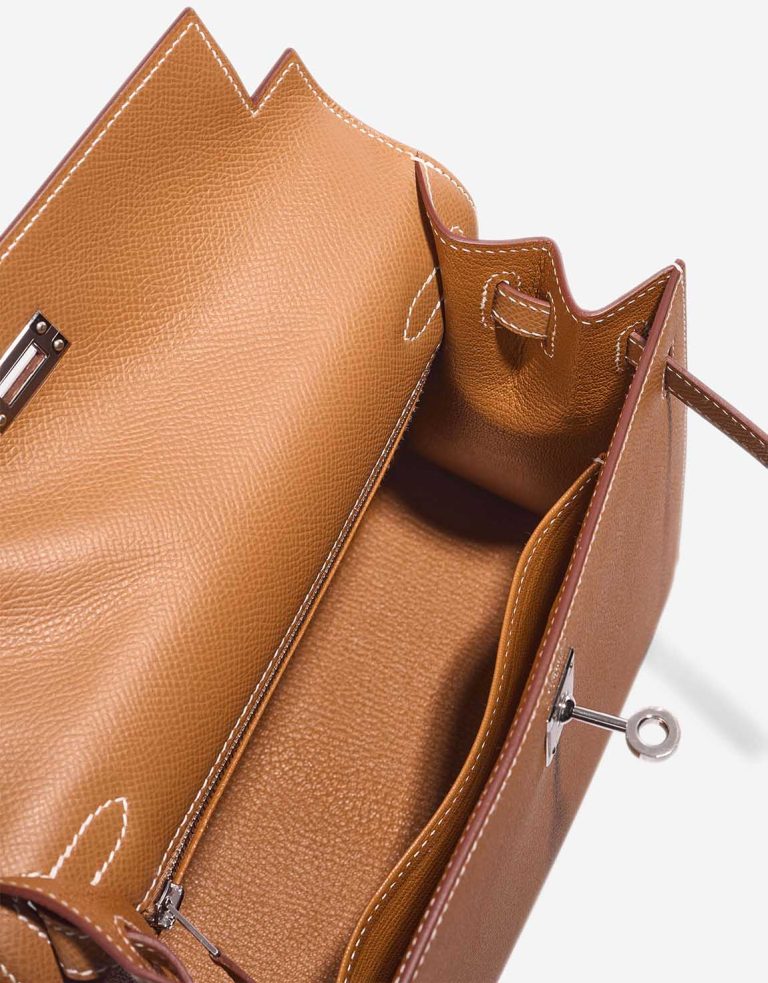 Hermès Kelly 25 Epsom Gold Inside | Sell your designer bag