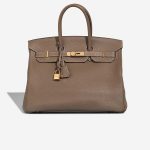 Hermès Birkin 35 Clémence Étoupe Front | Sell your designer bag