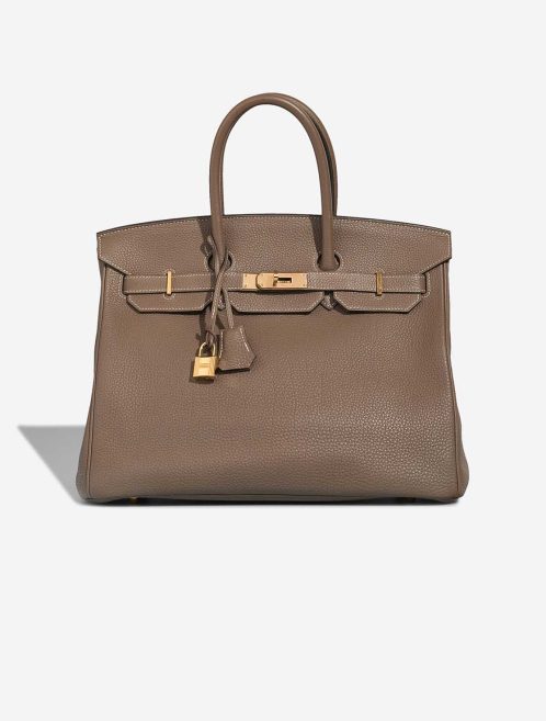 Hermès Birkin 35 Clémence Étoupe Front | Sell your designer bag