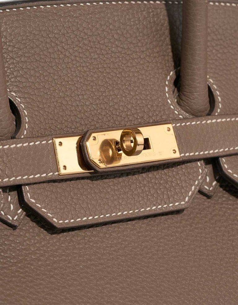 Hermès Birkin 35 Clémence Étoupe Closing System | Sell your designer bag