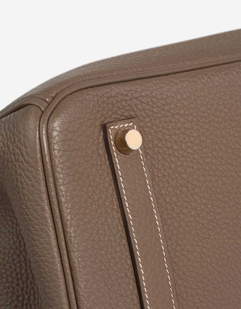 Hermès Birkin 35 Clémence Étoupe Signs of wear | Sell your designer bag