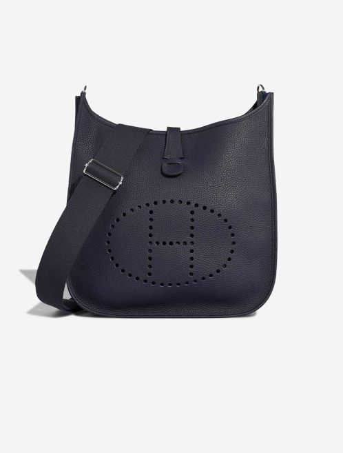 Hermès Evelyne 33 Taurillon Clémence Bleu Nuit Front | Sell your designer bag