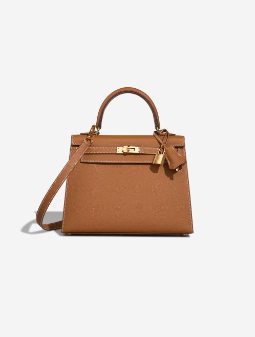 Hermès Kelly 25 Epsom Gold Front | Sell your designer bag