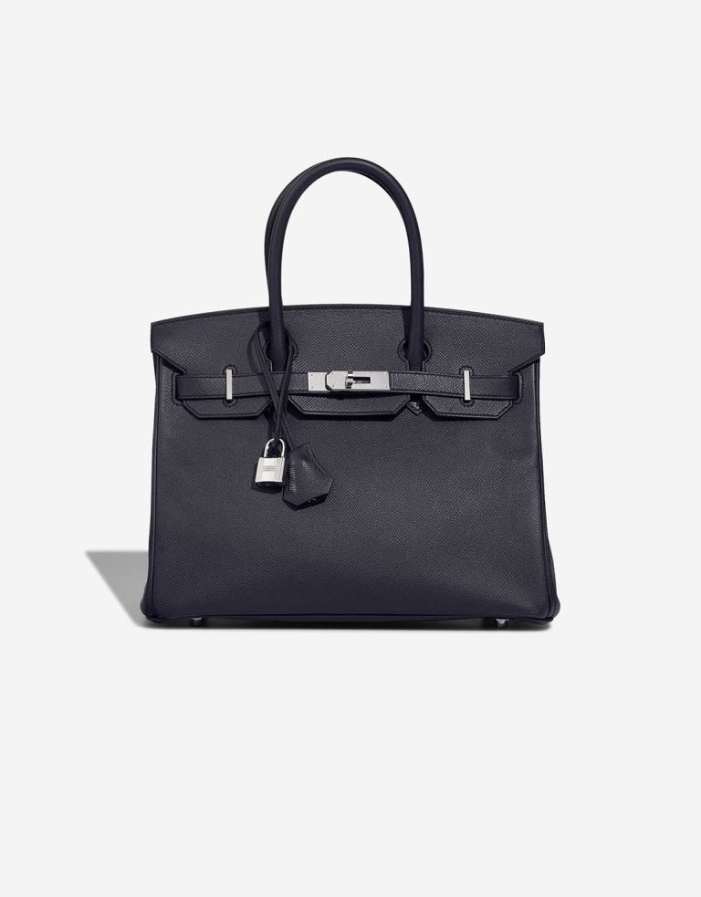 Hermès Birkin 30 Epsom Bleu Indigo Front | Sell your designer bag