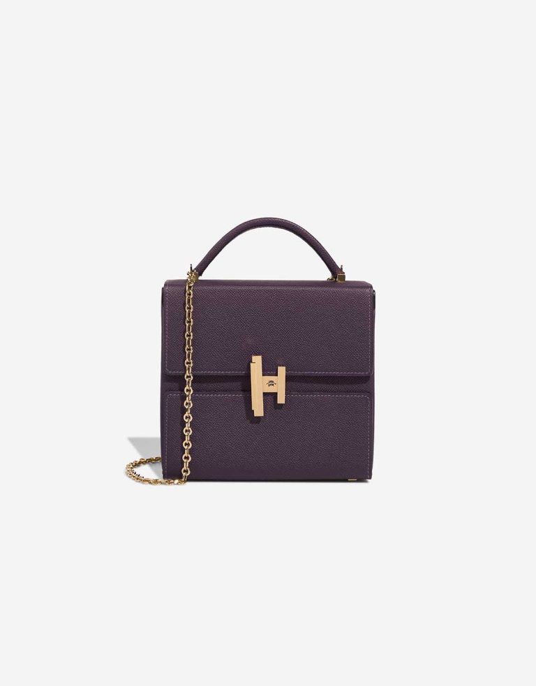 Hermès Cinhetic Epsom Raisin Front | Sell your designer bag