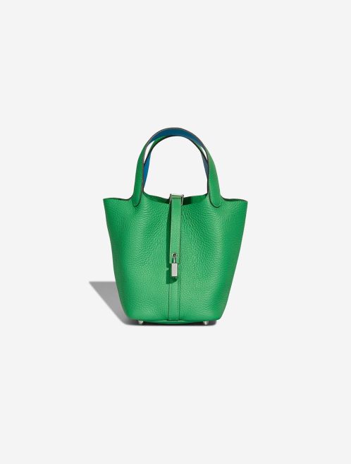 Hermès Picotin 18 Clémence Bambou / Vert Bosphore Front | Sell your designer bag