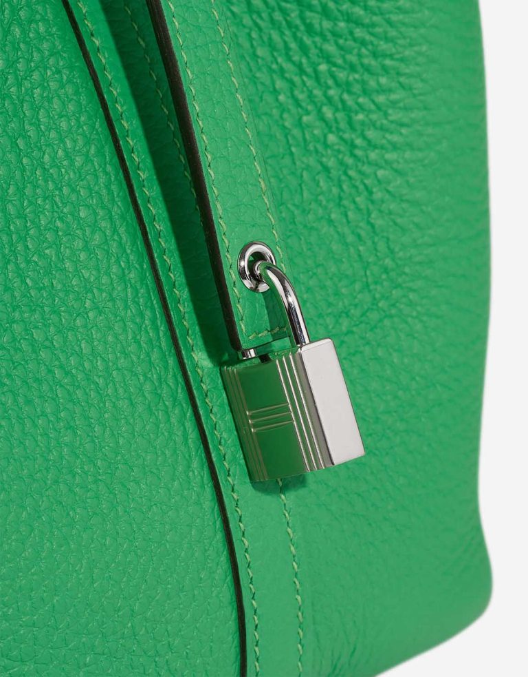 Hermès Picotin 18 Clémence Bambou / Vert Bosphore Closing System | Sell your designer bag