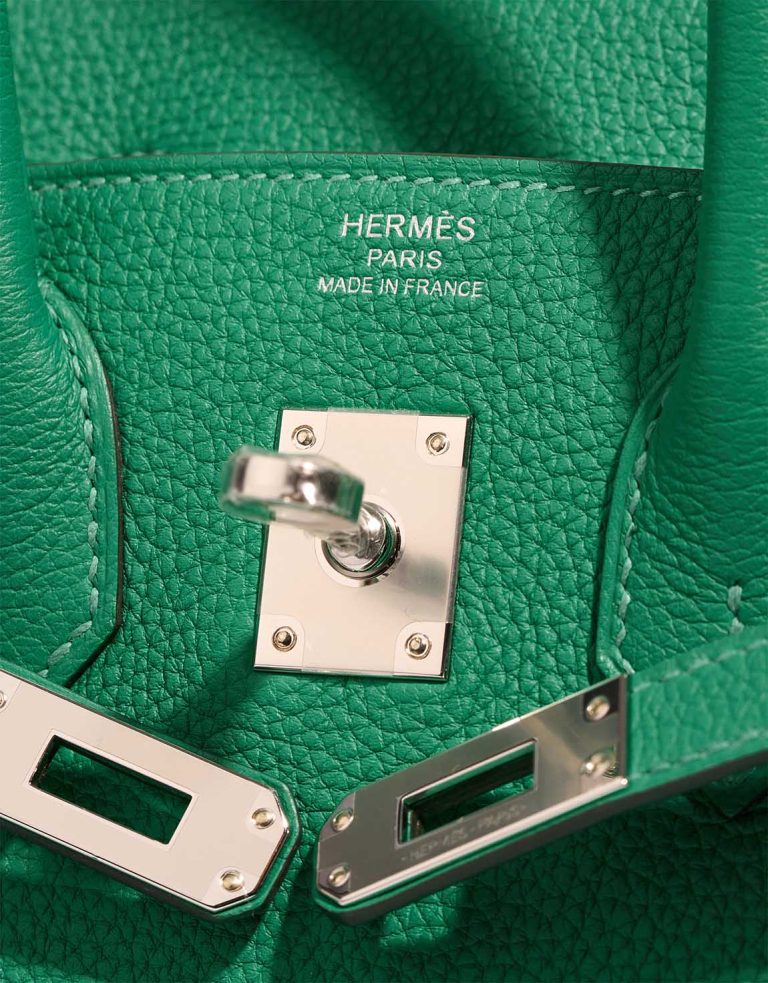 Hermès Birkin 25 Togo Vert Vertigo Logo | Sell your designer bag