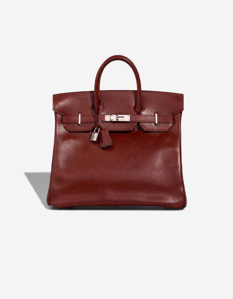 Hermès Haut à Courroies 32 Box Rouge H Front | Sell your designer bag