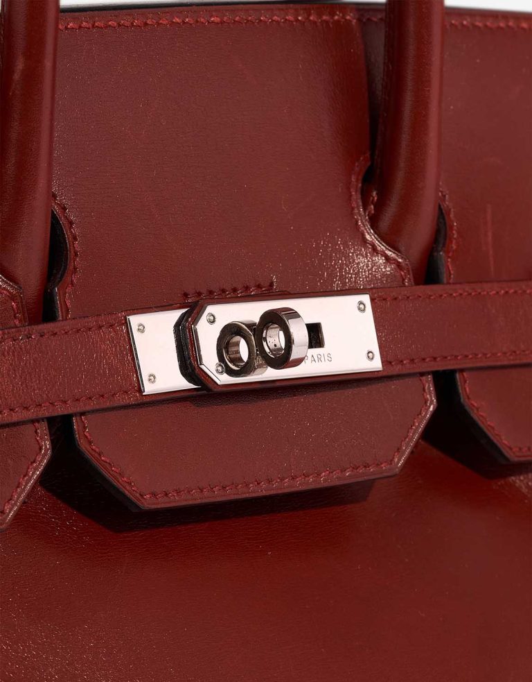 Hermès Haut à Courroies 32 Box Rouge H Closing System | Sell your designer bag