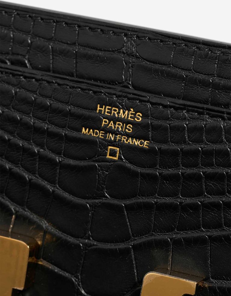 Hermès Constance To Go Alligator Mississippi Black Logo | Sell your designer bag