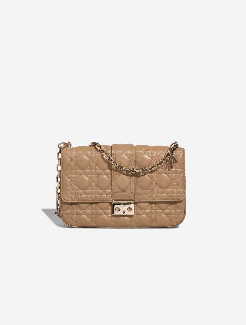 Dior Miss Dior Medium Lamb Beige Front | Sell your designer bag