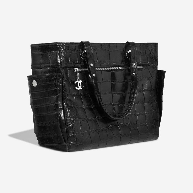 Chanel Shopper Biarritz Large Crocodile Black | Sell your designer bag