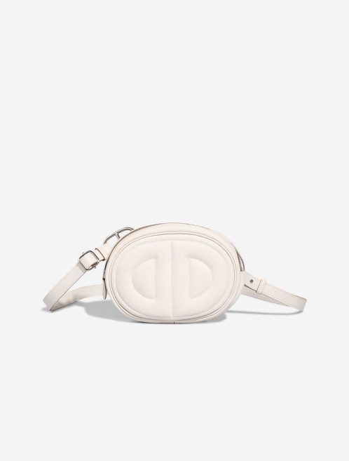 Hermès In-the-Loop Banane Belt Bag Swift Gris Pâle / Limoncello Front | Sell your designer bag