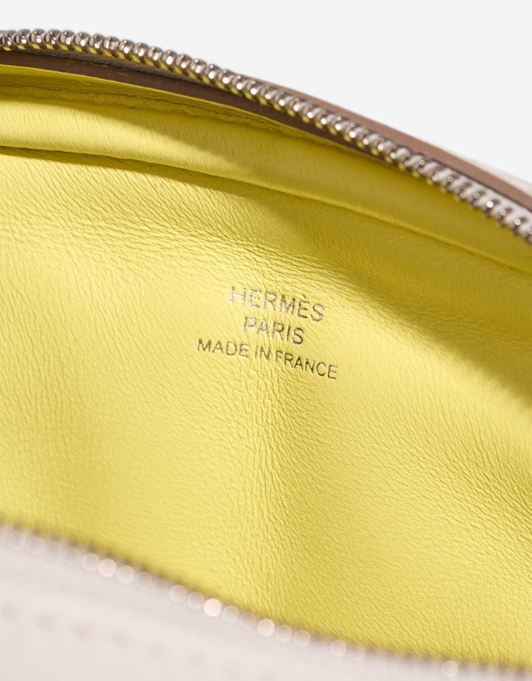 Hermès In-the-Loop Banane Belt Bag Swift Gris Pâle / Limoncello Logo | Sell your designer bag