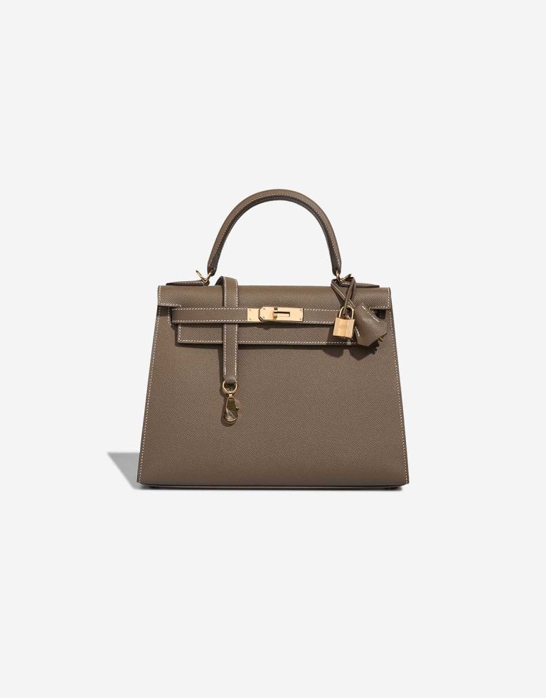 Hermès Kelly 28 Epsom Étoupe Front | Sell your designer bag