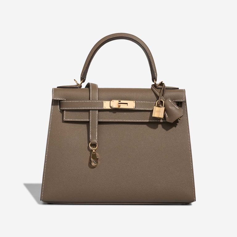 Hermès Kelly 28 Epsom Étoupe Front | Sell your designer bag