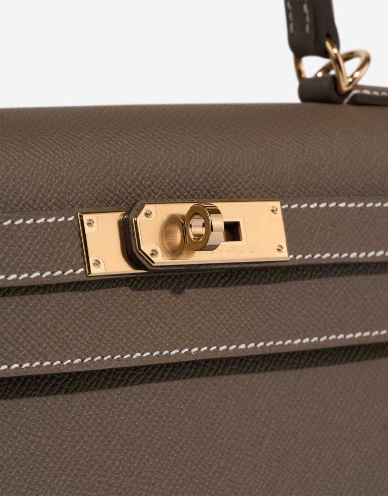 Hermès Kelly 28 Epsom Étoupe Closing System | Sell your designer bag