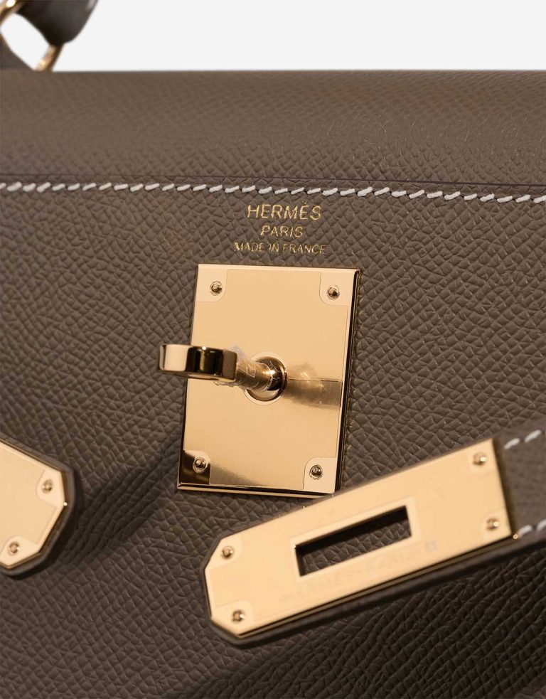 Hermès Kelly 28 Epsom Étoupe Logo | Sell your designer bag