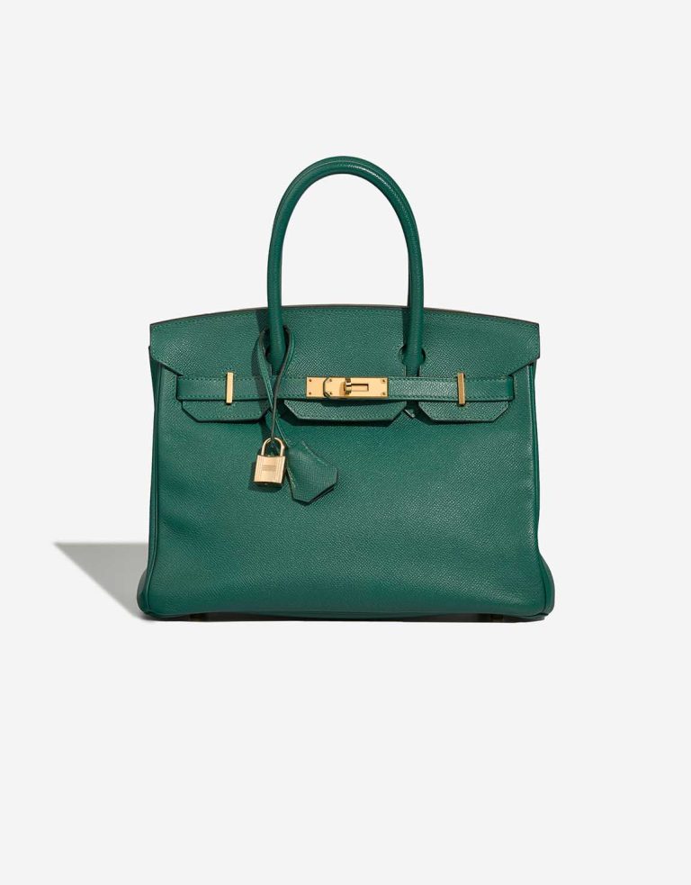 Hermès Birkin 30 Epsom Vert Jade Front | Sell your designer bag