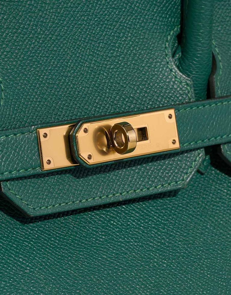 Hermès Birkin 30 Epsom Vert Jade Closing System | Sell your designer bag