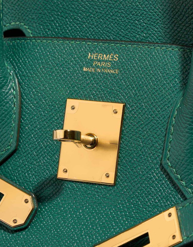 Hermès Birkin 30 Epsom Vert Jade Logo | Sell your designer bag