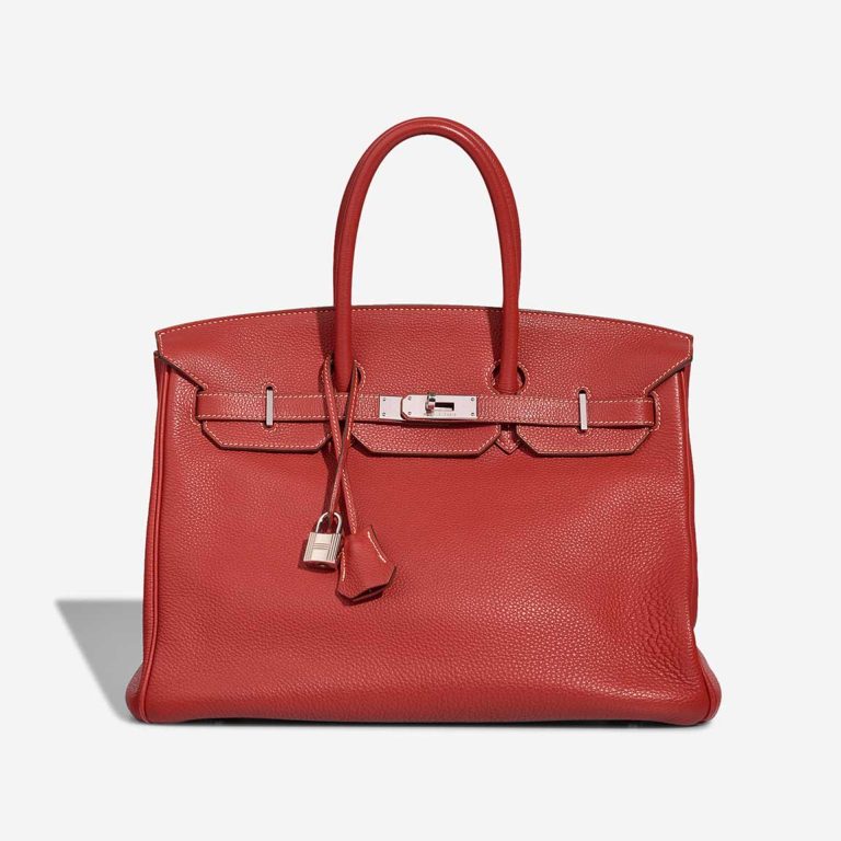 Hermès Birkin 35 Retourne Togo Sanguine Front | Sell your designer bag