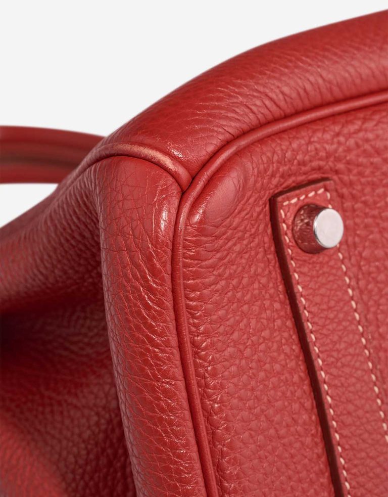 Hermès Birkin 35 Retourne Togo Sanguine Signs of wear | Sell your designer bag