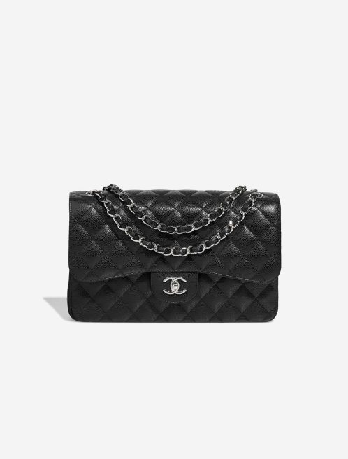 Chanel Timeless Jumbo Caviar Black Front | Sell your designer bag