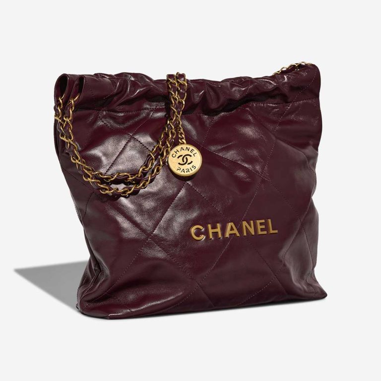 Chanel 22 Medium Lamb Bordeaux | Sell your designer bag