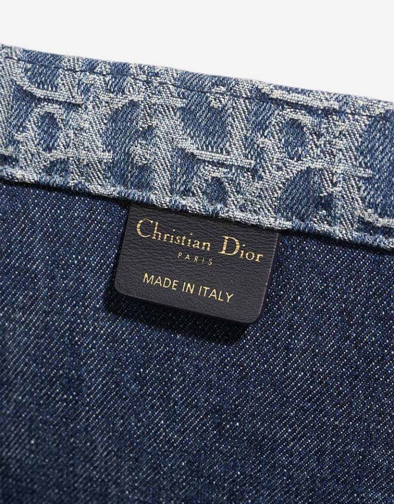 Dior Book Tote Large Fabric Blue Logo | Verkaufen Sie Ihre Designer-Tasche