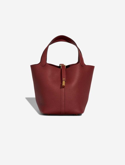 Hermès Picotin 22 Clémence Rouge H Front | Sell your designer bag