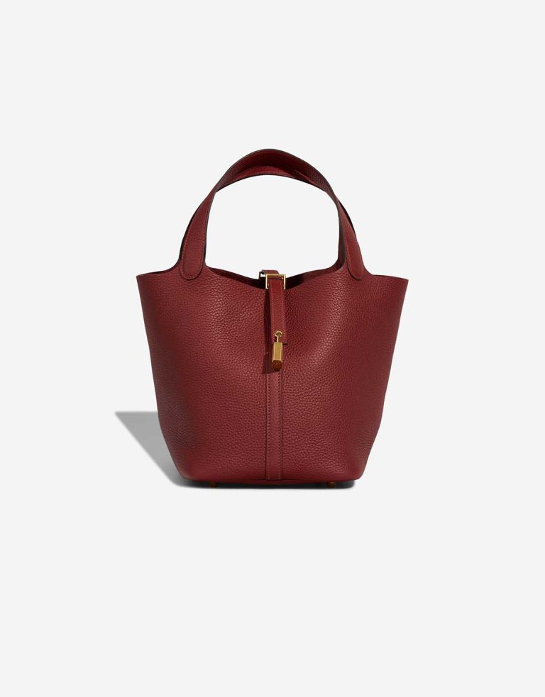 Hermès Picotin 22 Clémence Rouge H Front | Sell your designer bag