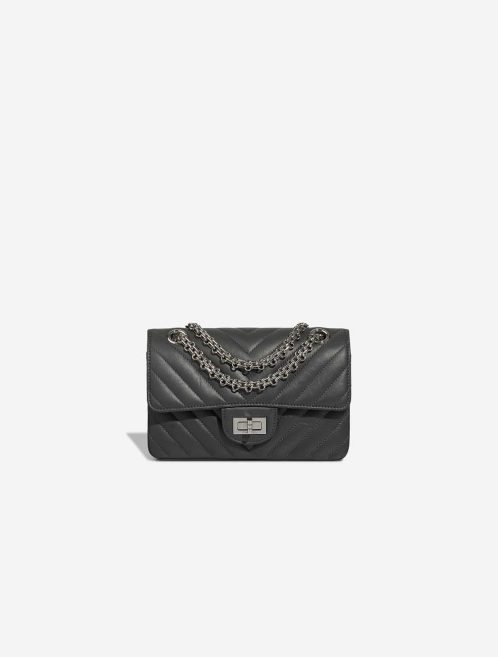 Chanel 2.55 Reissue 224 Lamb Grey Front | Sell your designer bag