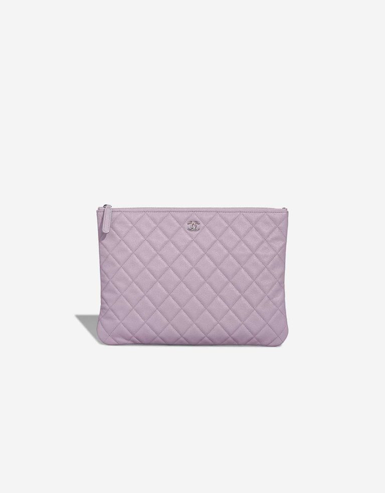 Chanel Clutch Caviar Violet Front | Sell your designer bag