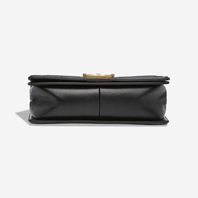 Chanel Boy Medium Lammleder Leder Schwarz / Weiß | Verkaufen Sie Ihre Designer-Tasche