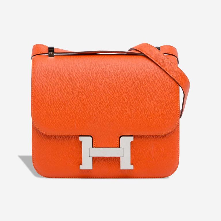 Hermès Constance 24 Epsom Orange Front | Sell your designer bag