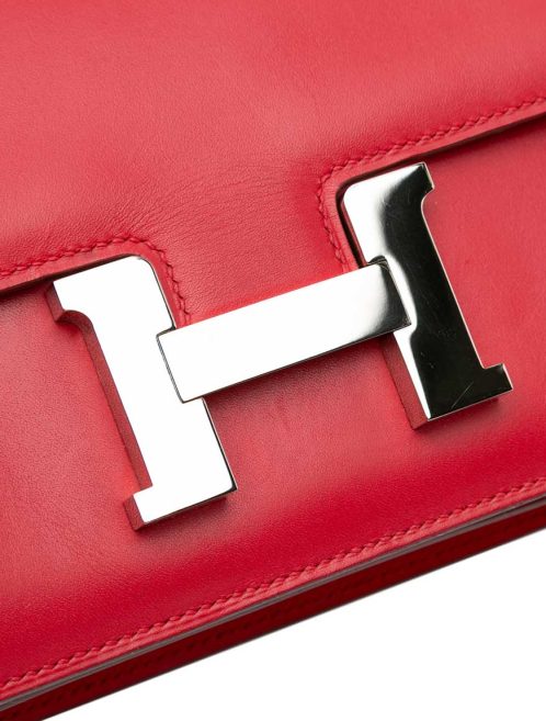 Hermès Constance Elan Box Leather Rouge Casaque Closing System | Sell your designer bag