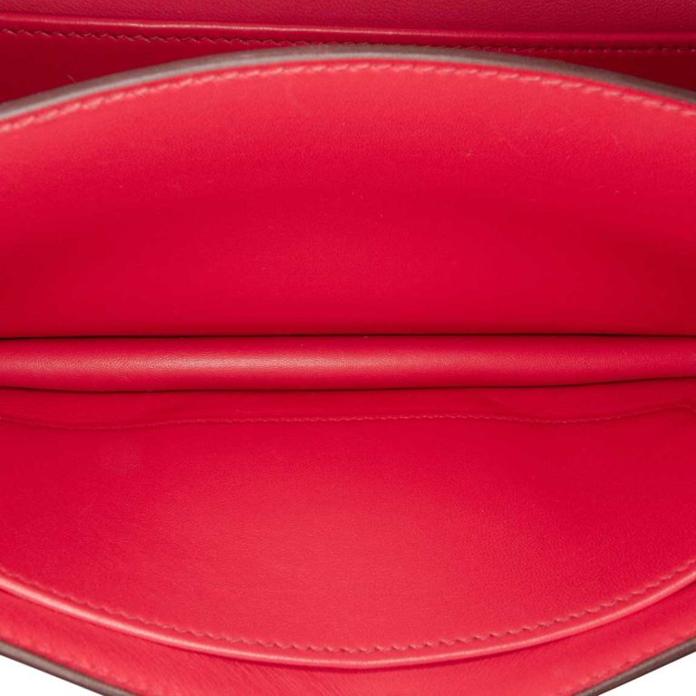 Hermès Constance Elan Box Leather Rouge Casaque Inside | Vendez votre sac de créateur