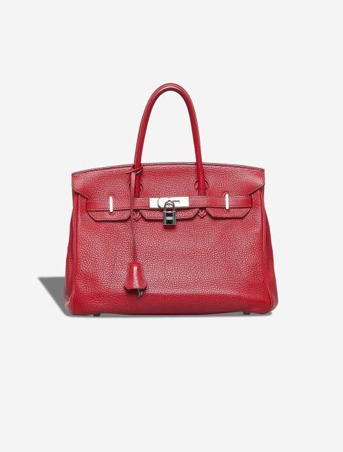 Hermès Birkin 30 Clémence Rouge Garance Front | Sell your designer bag